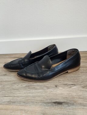 Everlane Black Italian Leather Loafers Size 9